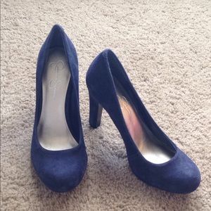 Jessica Simpson heels blue size 8. Never been worn